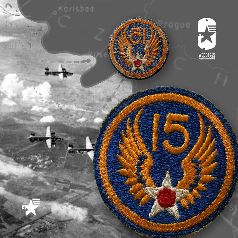 Originální nášivka US 15. letecká armáda